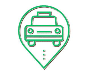 Limousine dispatching service icon